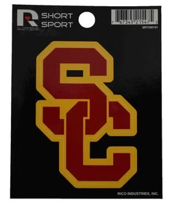 USC Small Window Cling Decal SC Logo - Picture 1 of 1