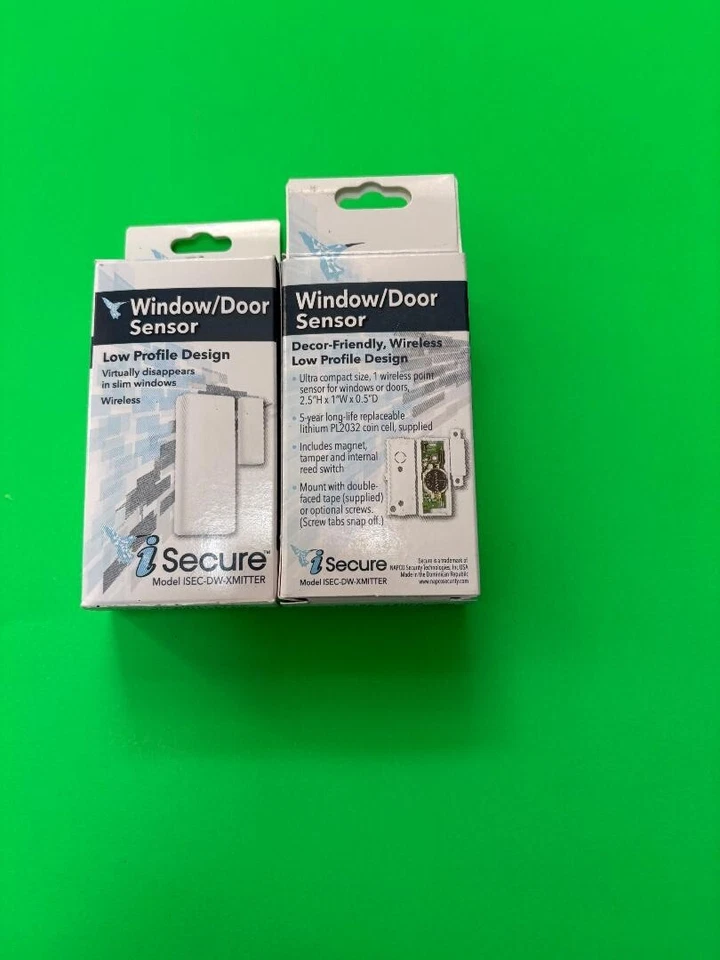iSecure, by Napco, Low Pofile Design Wireless Door/Window Sensor - Image 1 of 1