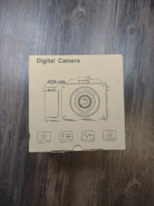 Open Box Black Wide Angle Built-In Dual Camera Vlogging Digital Camera - Picture 1 of 3