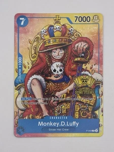 Monkey D Luffy P-043 2nd Anniversary Stamped Promo Near Mint NM - Picture 1 of 2