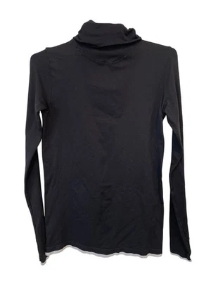 Athleta Flurry Balaclava Hoodie Size Small Thumbholes Black Gray Athleisure - Image 1 of 4