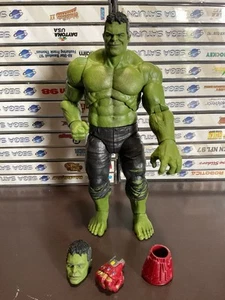 Marvel Legends MCU Avenger Endgame Smart Prof Hulk BAF Figure COMPLETE GAUNTLET - Picture 1 of 9