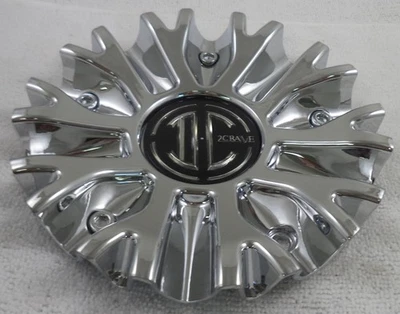 2 Crave Wheels Chrome Custom Wheel Center Cap Caps # N0053-ABS / CAP5511-C - Image 1 of 4