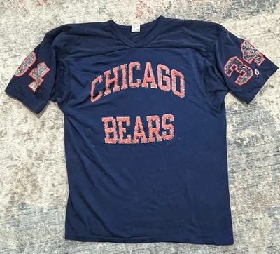 Camiseta de fútbol americano vintage Champion NFL Chicago Bears 34 XL Payton Foto 1 de 4