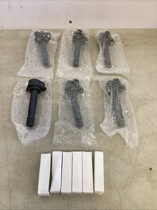 (Set of 6) Ignition Coil Pack UF624 and Iridium Spark Plugs - Picture 1 of 7