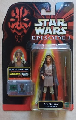 Star Wars Episodio 1 Adi Gallia Hasbro 1999 Commtech Coleccionable C1 Foto 1 de 2
