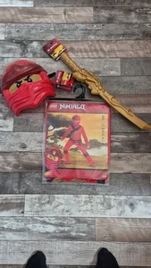 LEGO Ninjago Kostüm Mit Schwert Und Maske Kay Rot - Bild 1 von 5