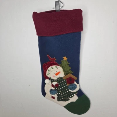 Medias de Navidad Muñeco de Nieve Decoración de Vacaciones Árbol de Navidad Pajarera Foto 1 de 4