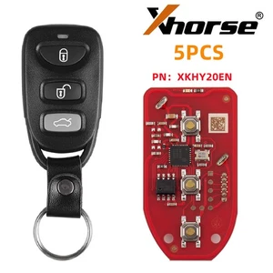 5PCS XHORSE XKHY20EN Universal Remote Key for Hyundai 3 Buttons NEW Generation - Picture 1 of 6