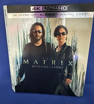 4K The Matrix Resurrections Slipcover Only (No discs) - Image 1 of 2