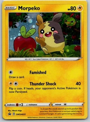 Morpeko - SWSH031 Promo SWSH: Sword & Shield Promo Cards NM - Image 1 of 2