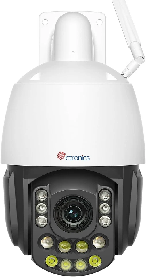5MP Telecamera WiFi Esterno, Zoom Ottico 3D 30X, Visione Notturna IR 180 m & Col - Immagine 1 di 4