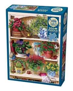 Flower Cupboard 500pc Jigsaw Puzzle by Cobble Hill - Bild 1 von 6
