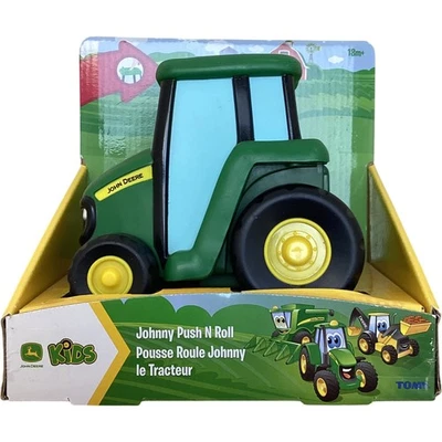 JOHN DEERE Push N Roll Tractor Kids Toy by TOMY 18 Months+ TH - Image 1 of 4