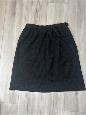 Falda de lana gris vintage JG Hook - 10 Foto 1 de 3
