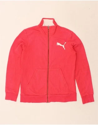 PUMA Womens Tracksuit Top Jacket UK 14 Medium Pink CG86 - Image 1 of 4