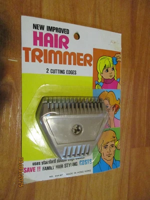 Aparador de Cabelo Vintage Anos 70 Embalagem Original Raro Novo Estoque Antigo - Imagem 1 de 2