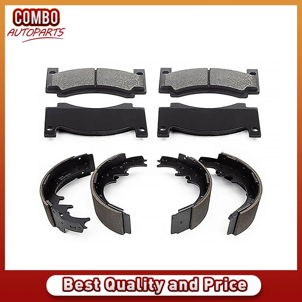 Pastillas de freno delanteras y traseras zapatas de tambor para camioneta Dodge A108 1967 1968 Foto 1 de 4