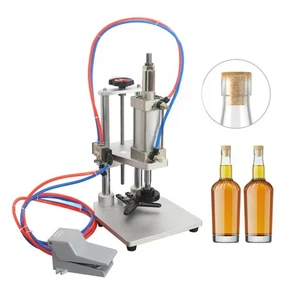 Desktop Pneumatic Wine Glass Jar Capping Machine Bottle Cap Pressing Machine - Picture 1 of 10