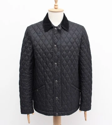 Auténtico Abrigo Chaqueta Acolchada Para Hombre BURBERRY BRIT Nova Cuadros Forrado Etiqueta se ajusta a L-XL Foto 1 de 4