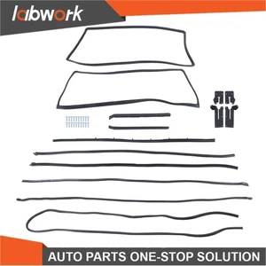 Labwork Weatherstrip Seal Kit Windshield Roof Doors For Ford MUSTANG 1965-1966 - Picture 1 of 20