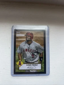 2021 Topps 1952 Topps Redux Albert Pujols #T52-34 Black /25 - Picture 1 of 4