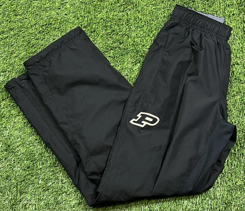 Nike Storm-Fit Purdue Boilermakers NCAA Windbreaker Pants Men's S Black Cover