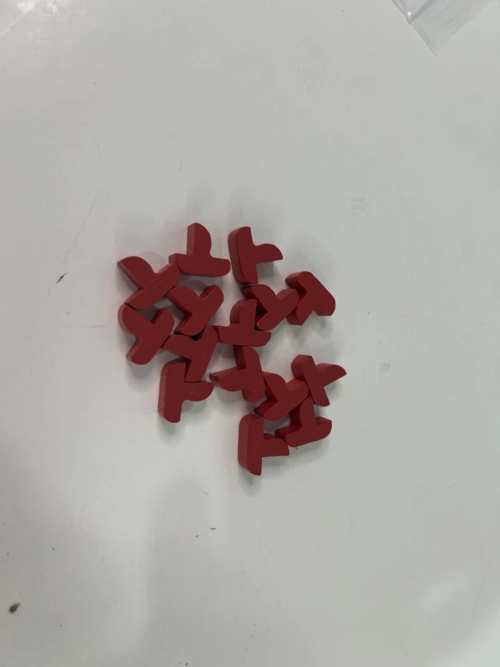 Catan Seafarers Barco Madera Rojo Juego Completo de 15 Piezas de Repuesto Foto 1 de 1