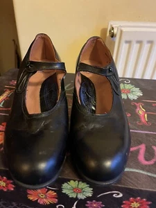 Vintage Ever-Rest Bridge Braced Comfort Black leather women's shoes 5UK - Picture 1 of 15