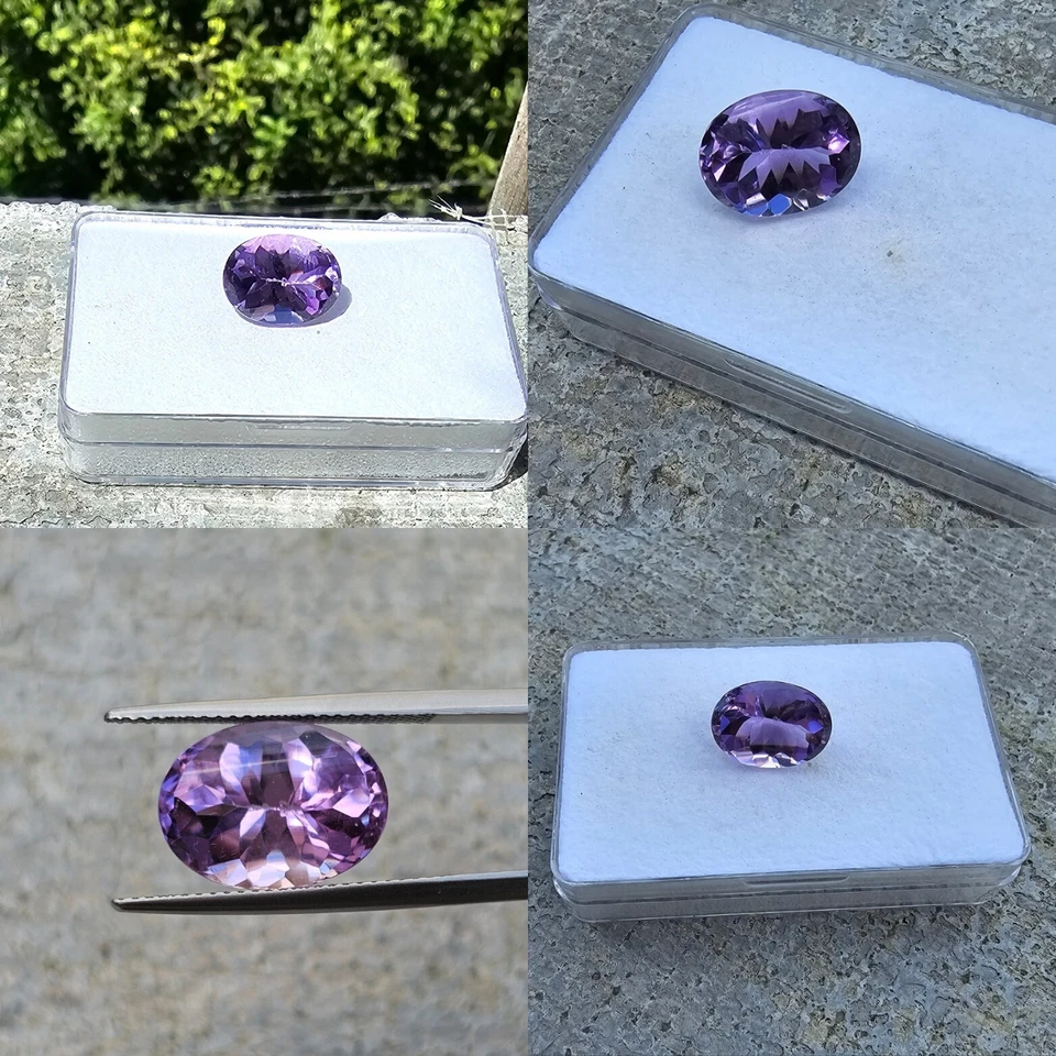 Amethyst Oval Loose Stone Buff Top - Image 1 of 4
