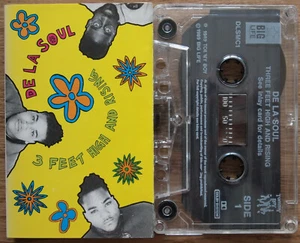 DE LA SOUL - 3 FEET HIGH AND RISING (BIG LIFE DLSMC1) 1991 UK CASSETTE TAPE - Picture 1 of 3