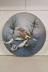 Vintage Hamilton Collection 1991 Plate, Robin free p+p - Picture 1 of 7
