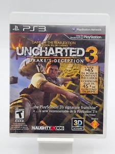 Uncharted 3 Drake's Deception Game of the Year GOTY PS3 PlayStation 3 - Picture 1 of 2