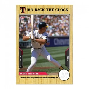 Mark McGwire - 2021 MLB TOPPS NOW Turn Back The Clock - Card 137 - Picture 1 of 2