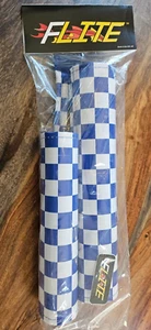FLYTE CHECKERBOARD Padset old school BMX Blue FRAME BAR & STEM Pads SE GT JMC - Picture 1 of 4