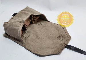 Three grenades pouch 1945 year Soviet Army WW2 F1/RG42 canvas stamped original - Picture 1 of 10