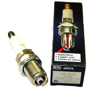 1x bujía BERU ULTRA 14F-7DUO bujías Peugeot Mercedes-Benz Citroen Nissan - Imagen 1 de 1