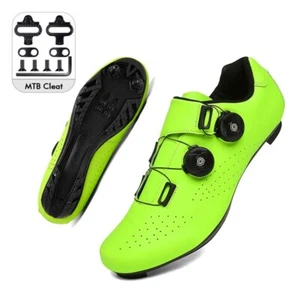 Road Cycling Shoes Sneakers Men's MTB Self-Locking Bike Shoes with SPD Cleats  - Picture 1 of 27