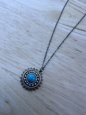 Sunkissed Sterling Oxidized SterlingSilver Stone Necklace