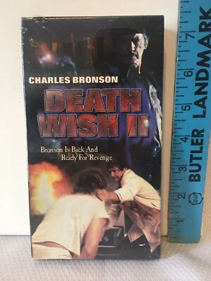 Death Wish II 2 1982 Film Charles Bronson VHS Tape 1999 Release New Sealed - Image 1 of 4