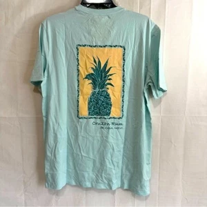 Southern Saint Unisex Cruzan Delusion St. Croix USVI Pineapple T-Shirt Med - Picture 1 of 6