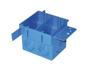 Carlon A238-CAR Blau Thermoplast 2-Gang 38 cu. In. HNO Elektrokasten - Bild 1 von 5