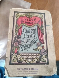Bilderalbum Alphabet Figur Schreibwaren Crucoli Reggio Calabria - Bild 1 von 6