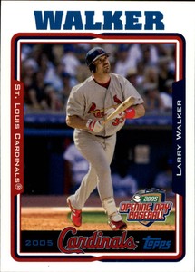 2005 Topps Opening Day St. Louis Cardinals Baseball Card #157 Larry Walker