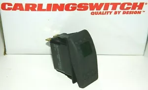NEW CARLING V5D1 MOMENTARY 12V 20 AMP ILLUMINATED ROCKER SWITCH WITH COVER - Picture 1 of 5