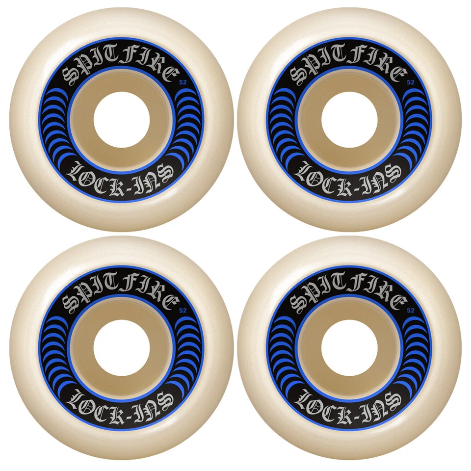 Spitfire Skateboard Wheels F4 99A Lock Ins Formula Four 53mm
