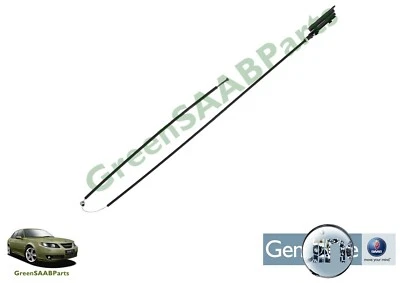 SAAB 9-3 (08-12) Bonnet Release Cable 12782931, New Genuine SAAB Part - image 1 of 4