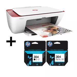 Impresora todo en uno HP DeskJet 2633 color DIN A4 roja impresora multifunción USB - Imagen 1 de 1