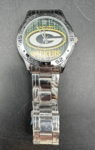 Green Bay Packers Mens Watch Stainless Steel Watch KC - Picture 1 of 8
