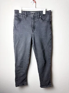 Madewell The Perfect Vintage High-Rise Gray Jeans Womens Size 29 Denim - Picture 1 of 10